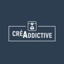Logo SARL CréAddictive (sur le stand Healthcare Loire Valley)